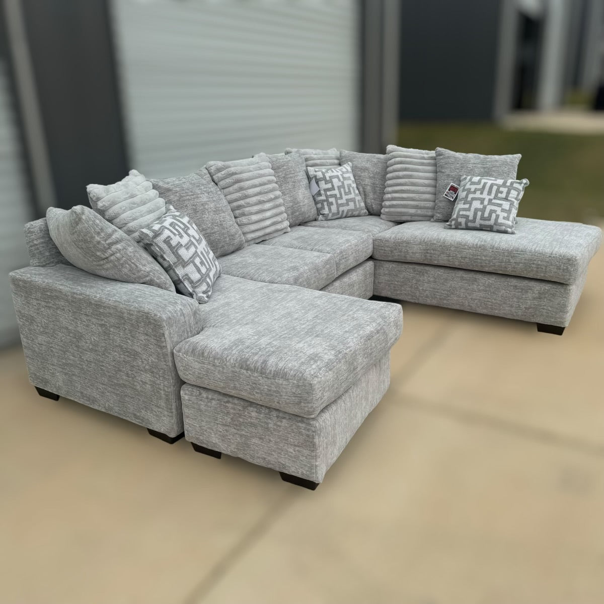 Brand New Large Galactic Oyster Double Chaise Sectional 🛋️