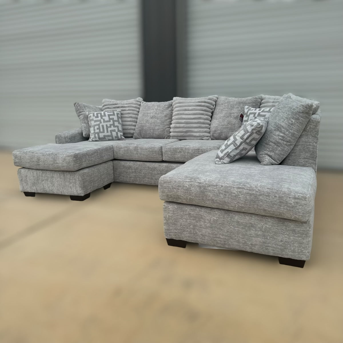 Brand New Large Galactic Oyster Double Chaise Sectional 🛋️