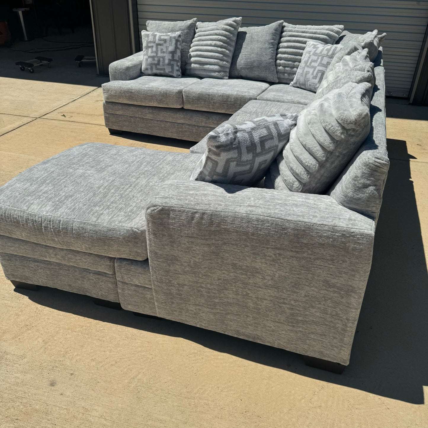 Brand New Galactic Oyster U Shaped Sectional With Reversible Chaise 🛋️