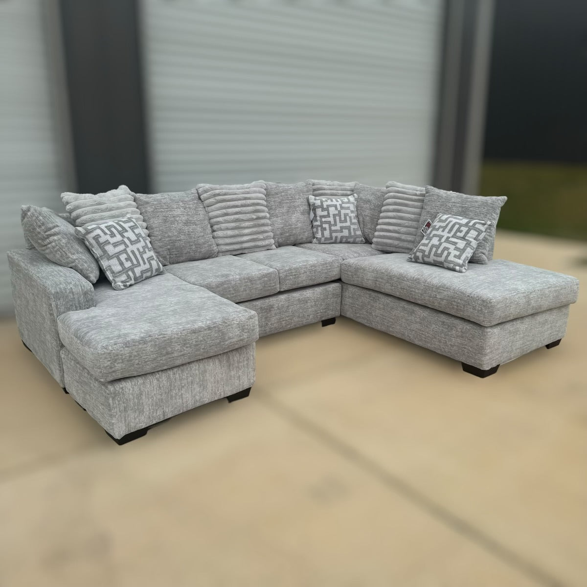 Brand New Large Galactic Oyster Double Chaise Sectional 🛋️