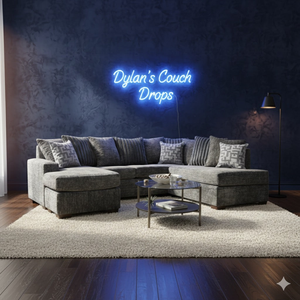 Brand New Large Galactic Charcoal Double Chaise Sectional 🛋️