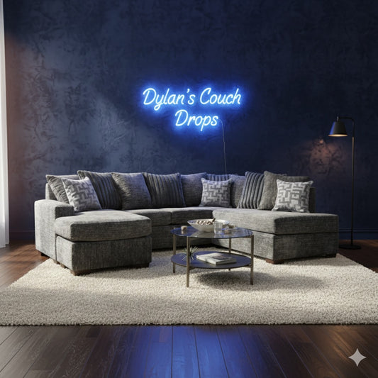 Brand New Large Galactic Charcoal Double Chaise Sectional 🛋️