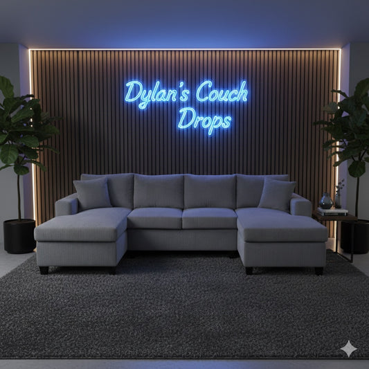 Zack Double Chaise Sectional - GREY