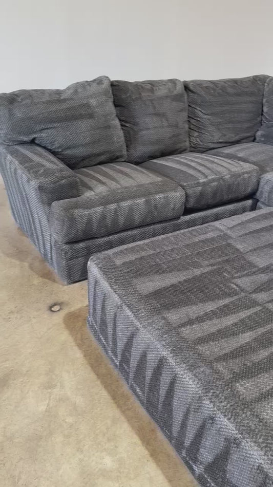 MASSIVE, Ashley Furniture Mammoth Sectional With Matching Ottoman 🛋️
